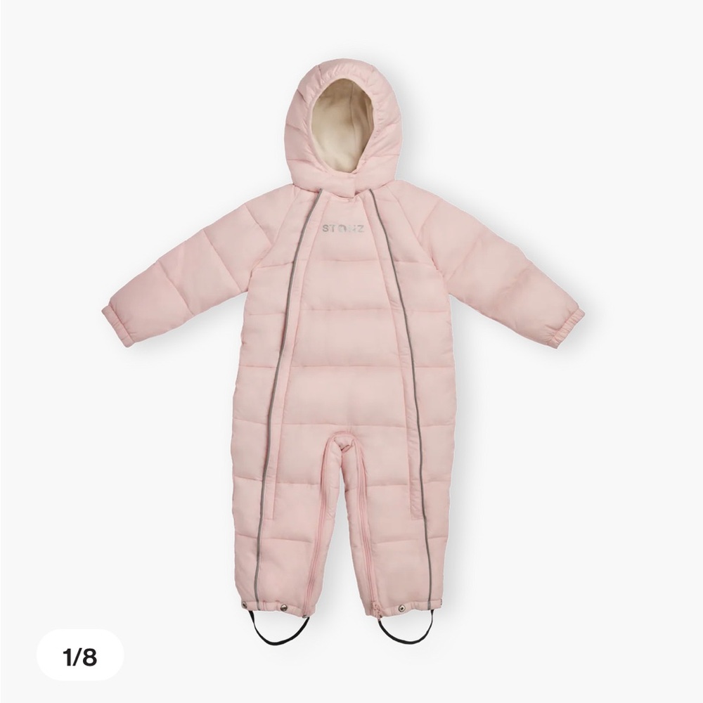 Stonz Light Pink Baby Snowsuit